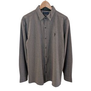 William Murray Golf Classic Long Sleeve Button Down Shirt Grey Medium